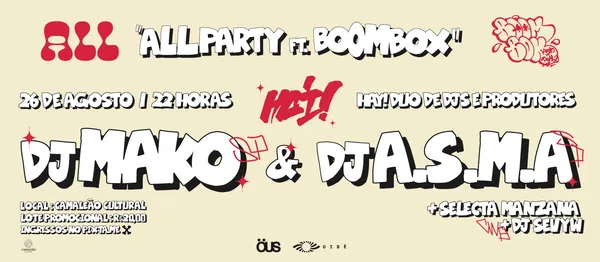 All Party ft. Boombox convida Hai! (SP)